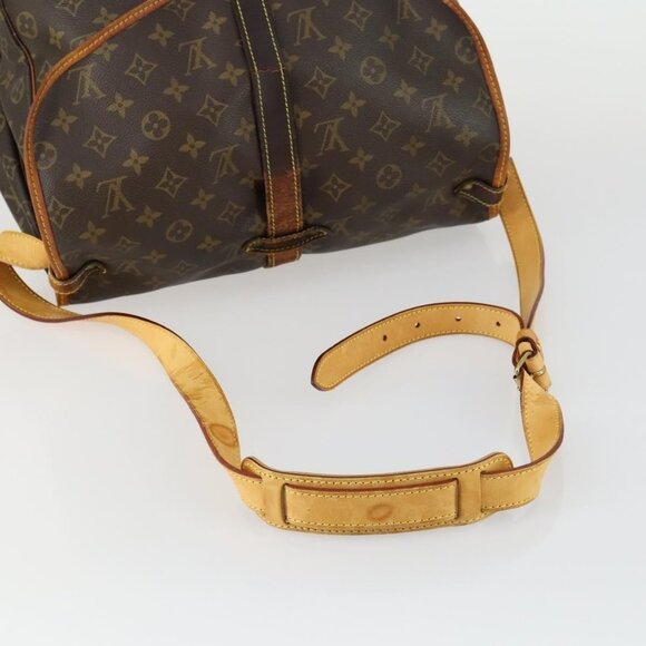 Authentic LOUIS VUITTON Monogram Saumur 35 Shoulder Bag M42254 LV - Picture 14 of 16